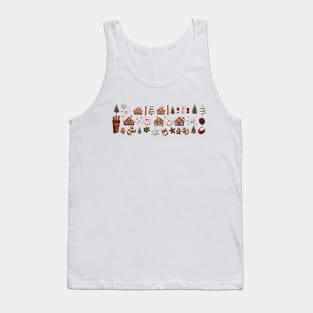 Christmas Gingerbread Tank Top